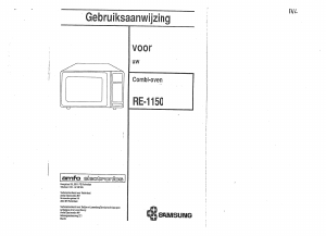 Handleiding Samsung RE-1150 Magnetron