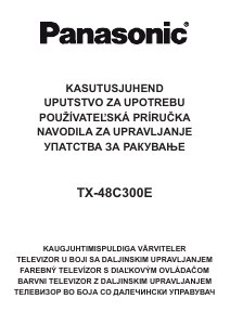 Návod Panasonic TX-48C300E LCD televízor