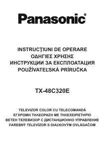 Návod Panasonic TX-48C320E LCD televízor