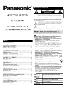 Priručnik Panasonic TX-48CW304 LCD televizor