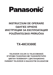 Návod Panasonic TX-48CX300E LCD televízor