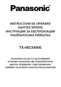 Εγχειρίδιο Panasonic TX-48CX400E Τηλεόραση LCD