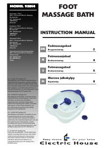 Bruksanvisning Electric House 95014 Fotbad
