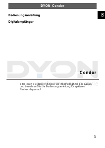 Bedienungsanleitung Dyon Condor Digital-receiver