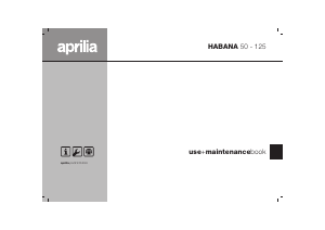 Brugsanvisning Aprilia Habana125 Scooter