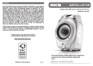 Manual NKS PK-500 Excellence Altifalante