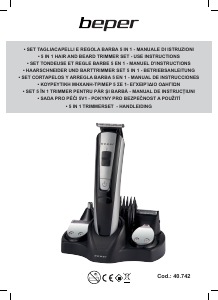 Manual Beper 40.742 Beard Trimmer