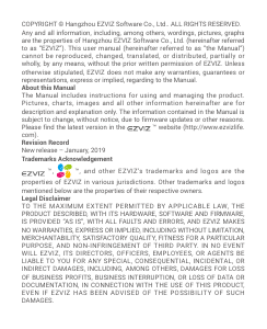 Manuale EZVIZ C2C Telecamera ip