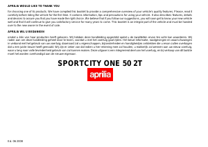 Manual Aprilia Sportcity One 50 2T Scooter