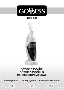 Manual Goddess HCL 936 Handheld Vacuum