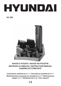 Manual Hyundai HC 420 Hair Clipper