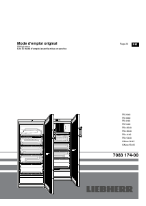 Mode d’emploi Liebherr FKv 2640 Réfrigérateur