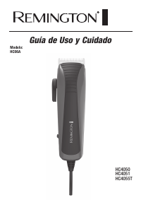 Manual de uso Remington HC4055T Cortapelos