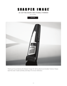 Manual Sharper Image 205954 Beard Trimmer