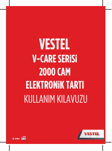 Kullanım kılavuzu Vestel 2000 CAM Banyo tartısı