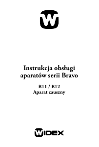 Instrukcja Widex Bravo B11 Aparat słuchowy