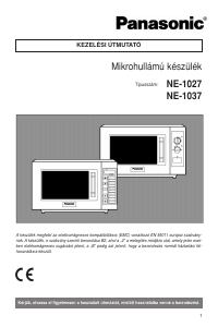 Használati útmutató Panasonic NE-1037 Mikrohullámú sütő