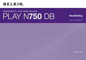 Handleiding Belkin PLAY N750 DB Router