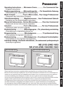Instrukcja Panasonic NE-2143-2 Kuchenka mikrofalowa