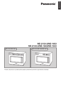 Priročnik Panasonic NE-2153-2 Mikrovalovna pečica