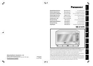 Manual Panasonic NE-C1475 Microwave