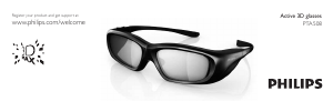 Руководство Philips PTA508 Активные 3D очки