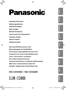 Használati útmutató Panasonic NN-CD550W Mikrohullámú sütő