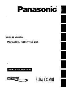 Priručnik Panasonic NN-CD557WEPG Mikrovalna pećnica