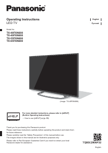 Manual Panasonic TX-49FXN688 Televisor LCD