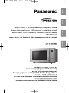 Käyttöohje Panasonic NN-CD575M Mikroaaltouuni