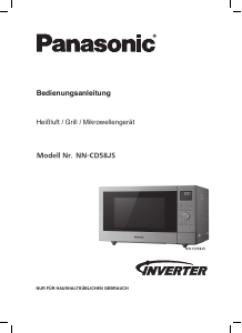 Bedienungsanleitung Panasonic NN-CD58JS Mikrowelle