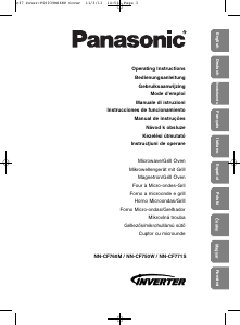 Manual de uso Panasonic NN-CF750W Microondas