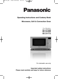 Manual Panasonic NN-CF771S Microwave
