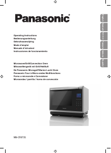 Manual de uso Panasonic NN-CF873S Microondas