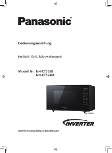 Bedienungsanleitung Panasonic NN-CT56JB Mikrowelle