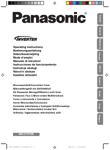 Használati útmutató Panasonic NN-CT579S Mikrohullámú sütő