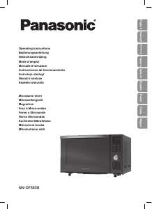 Manuale Panasonic NN-DF383B Microonde