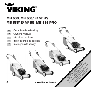 Handleiding Viking MB 500 Grasmaaier