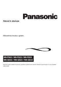 Manuál Panasonic NN-F623 Mikrovlnná trouba
