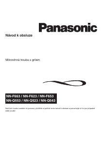 Manuál Panasonic NN-F653 Mikrovlnná trouba