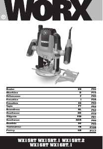 Mode d’emploi Worx WX15RT Défonceuse multifonction