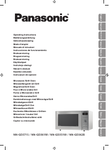Brugsanvisning Panasonic NN-GD351W Mikroovn