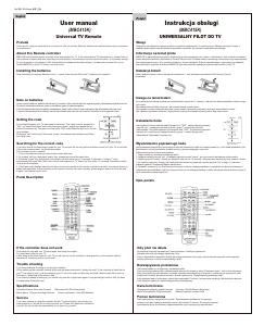 Manual Vakoss MBC415K Remote Control