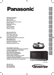 Használati útmutató Panasonic NN-GD36HM Mikrohullámú sütő