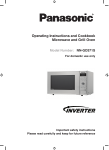 Manual Panasonic NN-GD371S Microwave