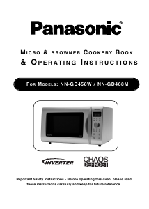 Manual Panasonic NN-GD458W Microwave