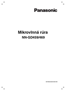 Návod Panasonic NN-GD469MEPG Mikrovlnná rúra