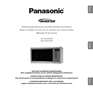 Mode d’emploi Panasonic NN-GD559WWPG Micro-onde