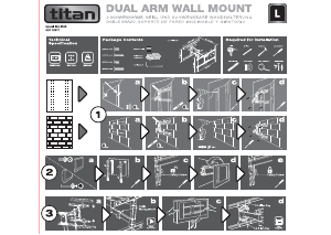 Hướng dẫn sử dụng Titan MA 6550 Giá treo tường