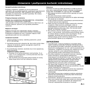 Instrukcja Panasonic NN-GD566 Kuchenka mikrofalowa
